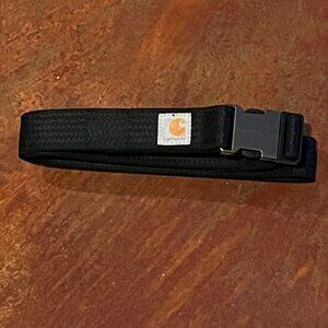 Carhartt Adult Unisex Black Nylon Belt Size Medium 34-36